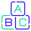 bloques abc icon