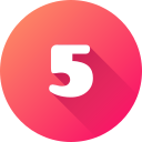 número 5 icon