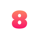 numero 8 icon