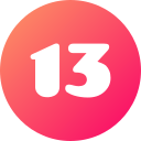 número 13 icon