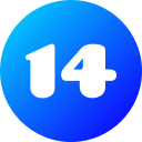 número 14 icon