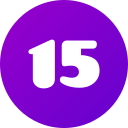 numero 15 icon