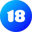 número 18 icon