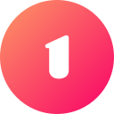 numero 1 icon