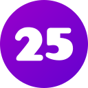 número 25 icon