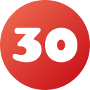 numero 30 icon