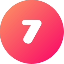 numero 7 icon