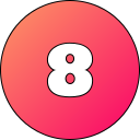 numero 8 icon