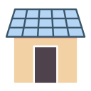 casa solar icon