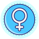 símbolo femenino icon