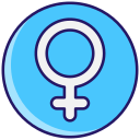 símbolo femenino icon