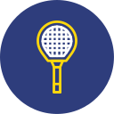 raqueta de badminton icon