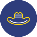 sombrero de vaquero icon