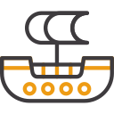 barco pirata icon