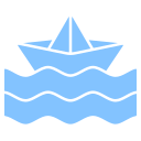 barco de papel icon