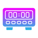 reloj digital icon