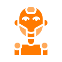 robot humanoide icon