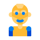 robot humanoide icon