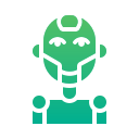 robot humanoide icon