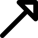 flecha diagonal icon