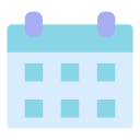 fecha del calendario icon