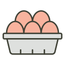 bandeja de huevos icon