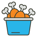 pollo frito icon