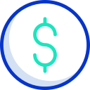 símbolo de dólar icon