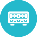 reloj digital icon