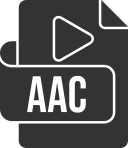 formato de archivo aac icon