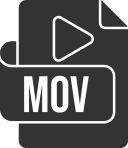 formato de archivo mov icon