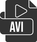 formato de archivo avi icon