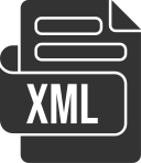 formato de archivo xml icon