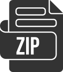 formato de archivo zip icon