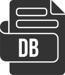 formato de archivo db icon