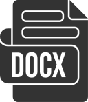 formato de archivo docx icon