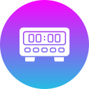 reloj digital icon