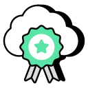 emblema de la nube icon