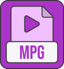 formato de archivo mpg icon