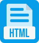 formato de archivo html 