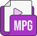 formato de archivo mpg icon