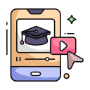 vídeo educativo icon