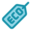 etiqueta ecológica icon