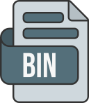 formato de archivo bin icon