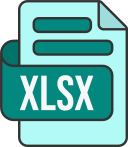 formato de archivo xlsx icon