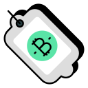 etiqueta bitcoin icon