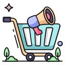 marketing de compras icon