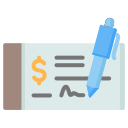 cheque bancario icon