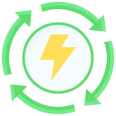 energía renovable icon