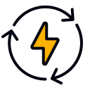 energía renovable icon